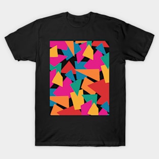 Abstract pattern 80s style geometric T-Shirt